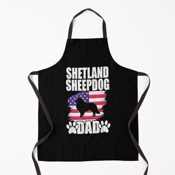Item preview, Shetland Sheepdog Dad Dog Lover American Us Flag  designed and sold by mylahKristian.