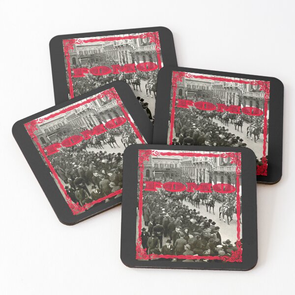 Item preview, FOMO | Red | Retro designed and sold by spinolator.