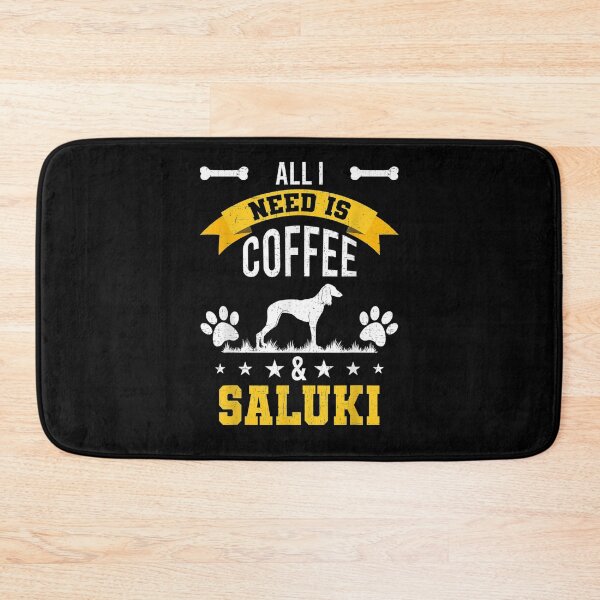 Item preview, I Need Coffee And Saluki Dog Lover  designed and sold by mylahKristian.
