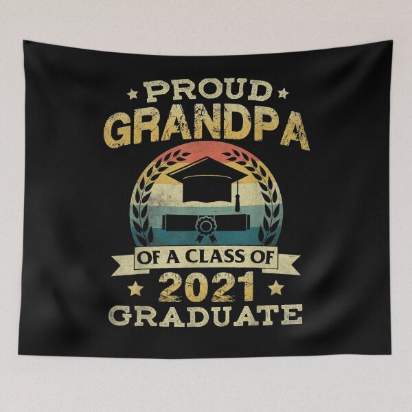 Item preview, Proud Grandpa Of A Class Of 2021 Graduate Vintage  designed and sold by mylahKristian.