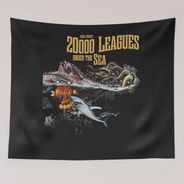 Item preview, 20,000 leagues under sea Jules Verne Classic T-Shirt designed and sold by Kaylinky.