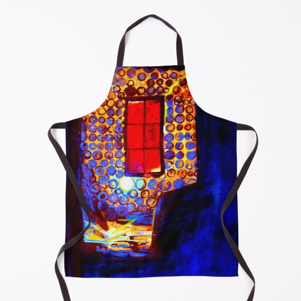Item preview, Light shines through a hole in the wall of a dilapidated building designed and sold by SarahHogmanArt.