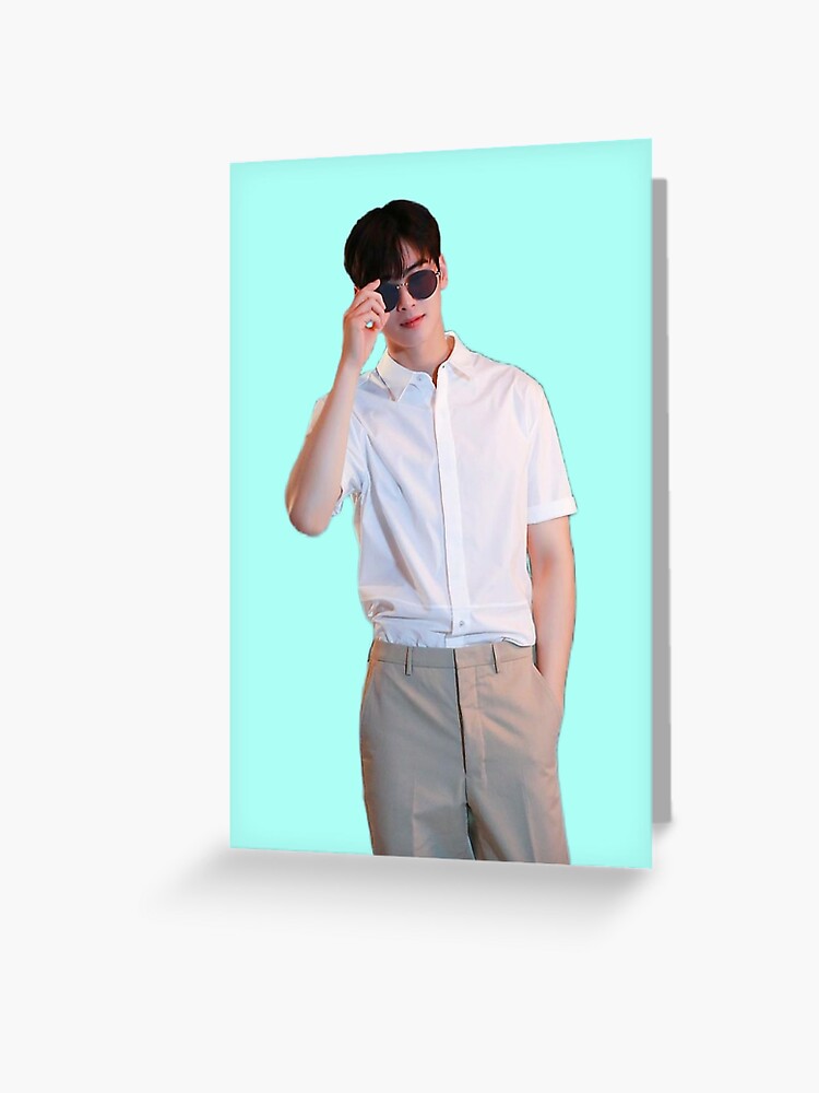 Cha eun woo astro Greeting Card for Sale by Divya21