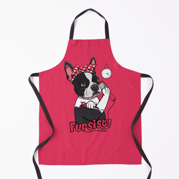 Item preview, Boston Terrier Groomer Cartoon designed and sold by MrEddie10.
