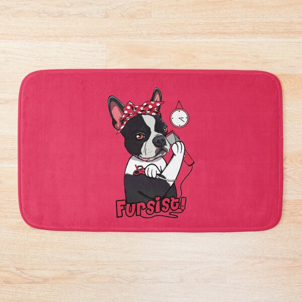 Item preview, Boston Terrier Groomer Cartoon designed and sold by MrEddie10.