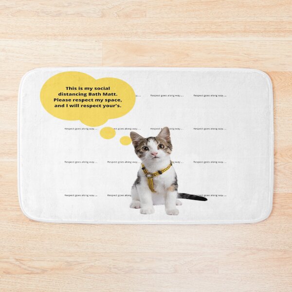 Item preview, CUTE KITTY SAYING (COVID 19) designed and sold by lovingtouch.