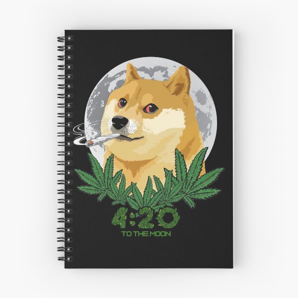 Item preview, Dogecoin 420 To the moon Cannabis Weed shirt Dogeday 69 mask designed and sold by art-from-earth.