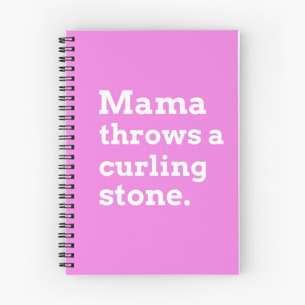 Item preview, Mama throws a curling stone. designed and sold by VJKTees.