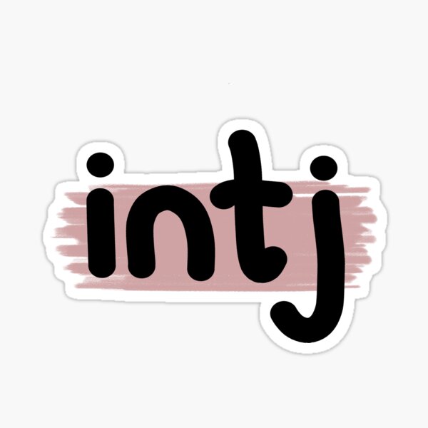 Funny INTJ Definition Sticker MBTI Personality Type 