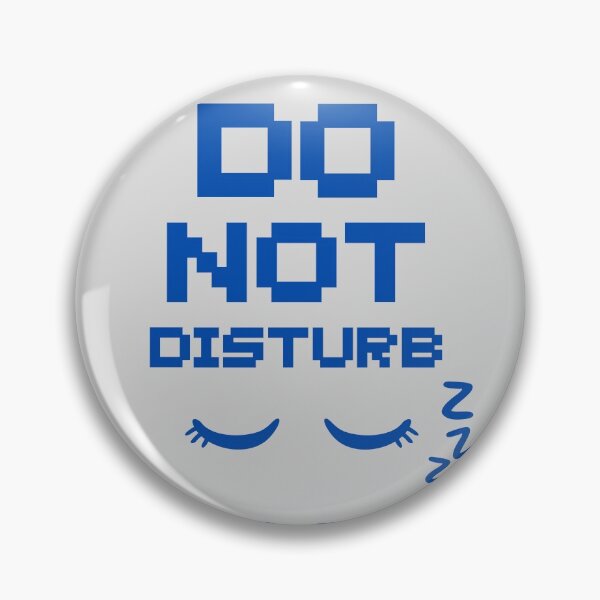 Item preview, Do No Disturb Sign Flat Illustration design designed and sold by Red-ElYoubi.