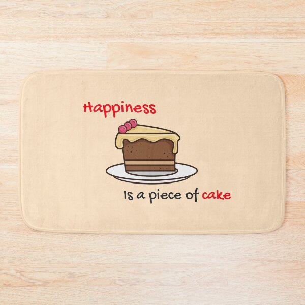 Item preview, Happiness Is a Piece Of Cake designed and sold by Nangka.