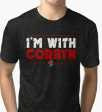 I'm With Corbyn Tri-blend T-Shirt
