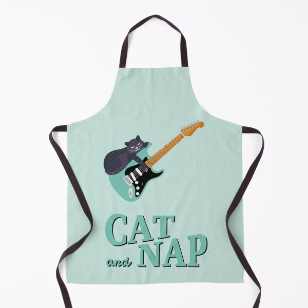 Item preview, Relaxed Cat on Guitar | Cosmic | Catnap designed and sold by Fluffy-Vectors.