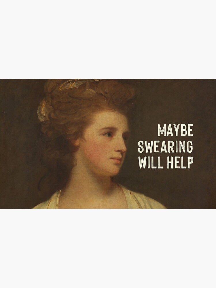Thumbnail 4 of 4, Coffee Mug, Maybe Swearing Will Help designed and sold by OhFineArt.