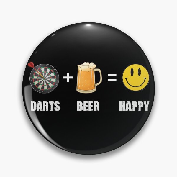 Artikelvorschau, Darts und Bier machen mich glücklich – lustiger Dartspieler entworfen und verkauft von SidTastic .