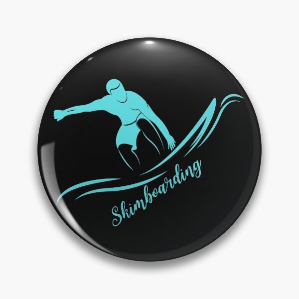 Item preview, Born to Surf - Turquoise Surfboarder Surfing and Addicted to Skimboarding  designed and sold by Ilana Khoshsima.