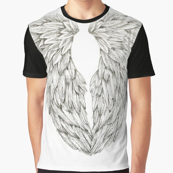 Aperçu de l'œuvre Ailes d'anges encrées créée et vendue par corianndesigns.