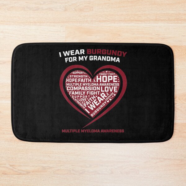 Item preview, Support I Wear Burgundy Grandma Multiple Myeloma Awareness  designed and sold by sariyahharry.