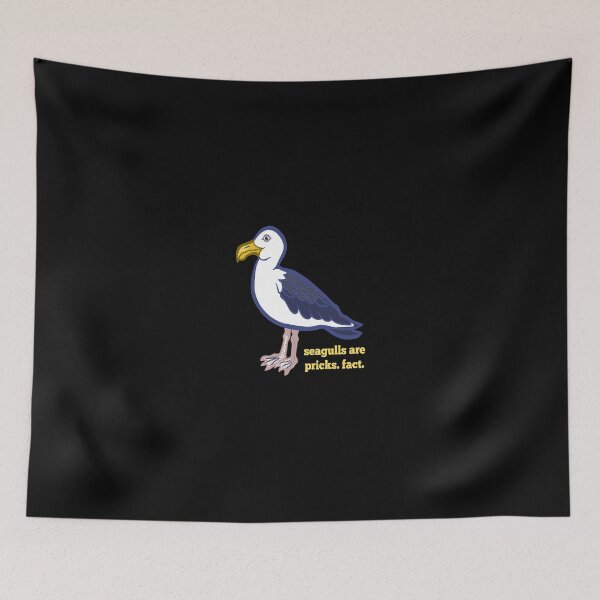 Item preview, Seagulls Are Jerks Pricks Funny Bird Seaside Gift Present designed and sold by paneczkopat.