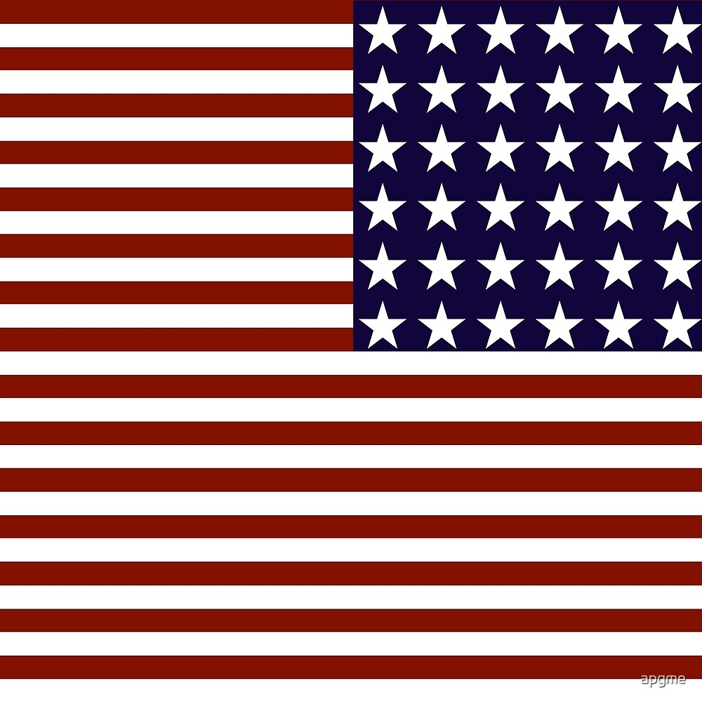 flag with red and white stripes and one 5 point star