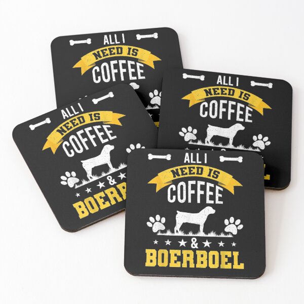 Item preview, I Need Coffee And Boerboel Dog Lover  designed and sold by sariyahharry.