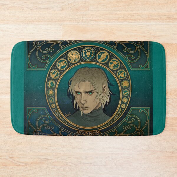 Item preview, Fanart: Anduin's portrait in Art Nouveau style - Shadowlands version designed and sold by AlexaelArtworks.