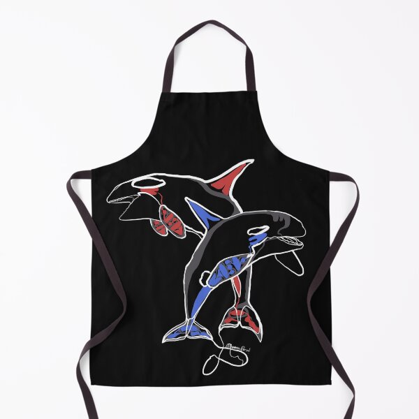 Item preview, Single Line - Haida Whales (White) designed and sold by MaxencePierrard.