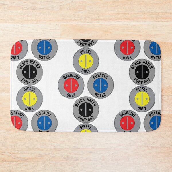 Item preview, Boat Filler Ports - Black Text on Gray designed and sold by LucidLounger.