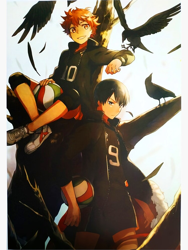 Haikyuu Hinata Kageyama Crow Poster By Philomenaaker Redbubble 1791