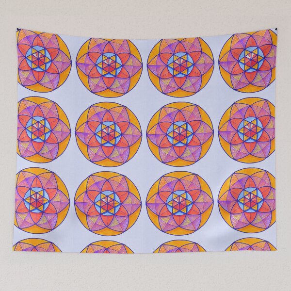 Item preview, Tulip themed Mandala designed and sold by SarahHogmanArt.