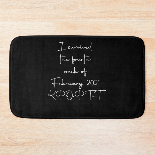 Item preview, I Survived The Fourth Week Of February 2021 Kpop  designed and sold by sariyahharry.