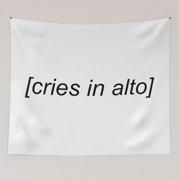 Item preview, Cries in Alto Music designed and sold by Sour Soul.