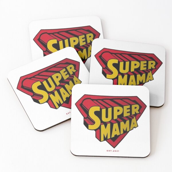 Artikelvorschau,   SUPER MAMA EST.2021, Personalisierte Hemden / Neues SUPER Mom Geschenk entworfen und verkauft von chanat3659.