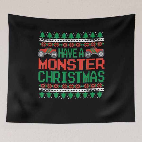Item preview, Festive Have A Monster Truck Christmas Holiday Greeting  designed and sold by sariyahharry.