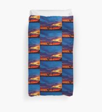 Multi Color Sunset Duvet Cover
