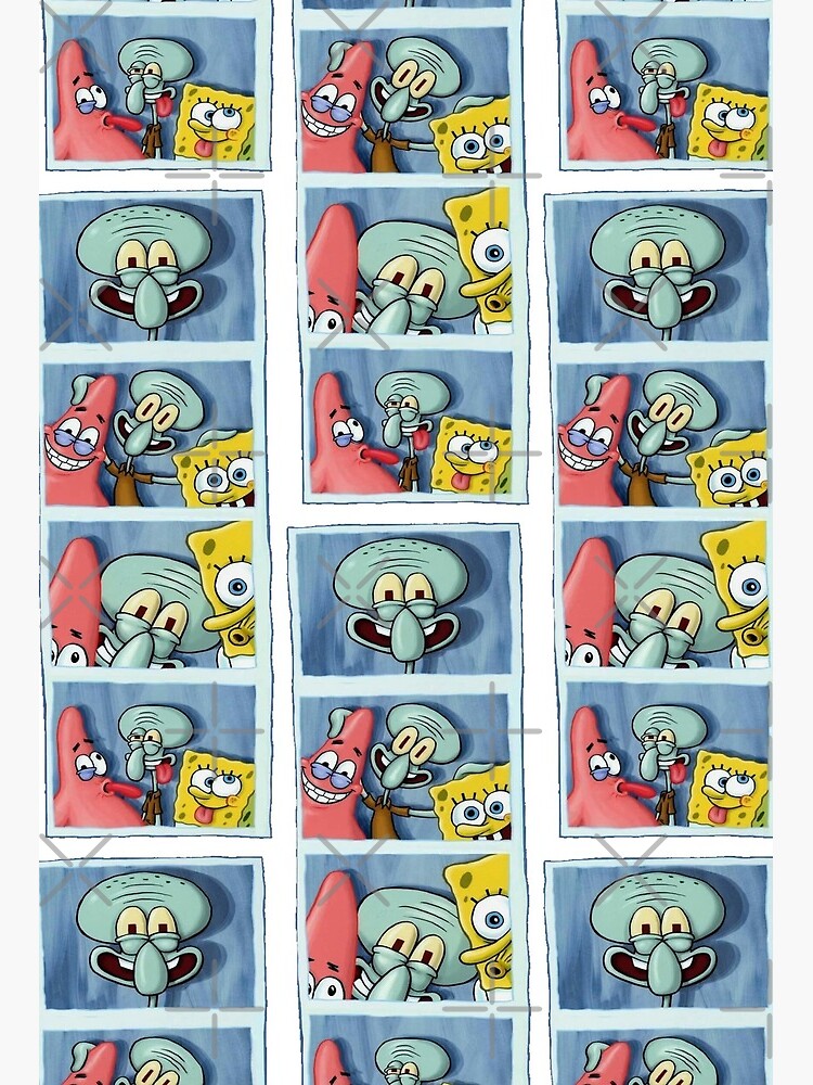 SpongeBob SquarePants Stinking Tongue Out Square Metal Tin