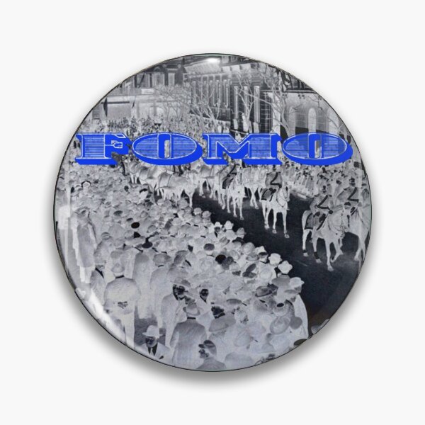 Item preview, FOMO | Blue | Retro | Vintage designed and sold by spinolator.