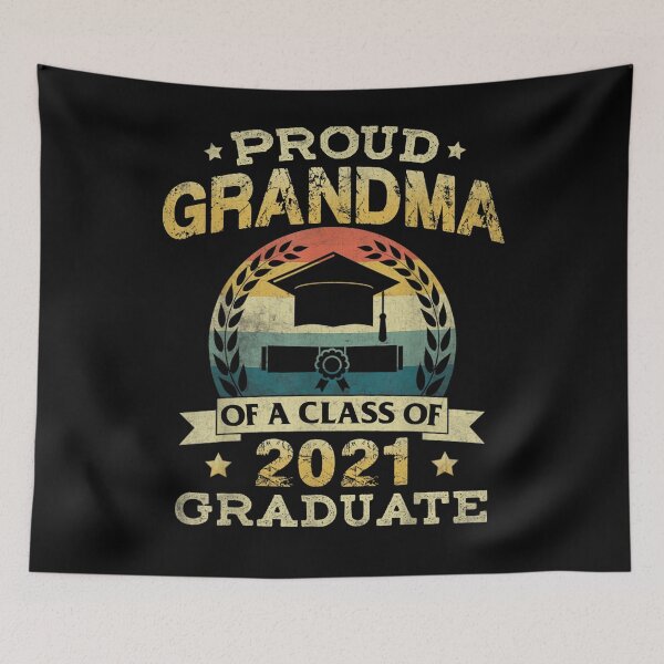 Item preview, Proud Grandma Of A Class Of 2021 Graduate Vintage  designed and sold by sariyahharry.