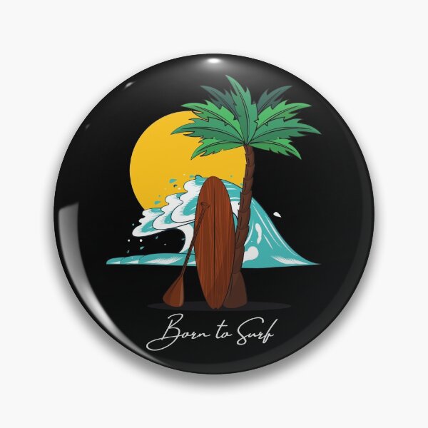 Item preview, Born to Surf - A Beautiful Summer Day Beach Ready for Surf The Waves   designed and sold by Ilana Khoshsima.