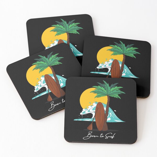 Item preview, Born to Surf - A Beautiful Summer Day Beach Ready for Surf The Waves   designed and sold by Ilana Khoshsima.