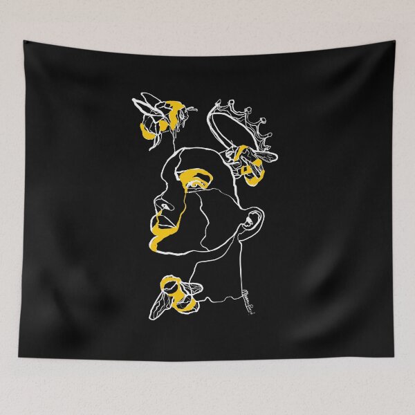 Item preview, Single Line - Hivemind (White) designed and sold by MaxencePierrard.
