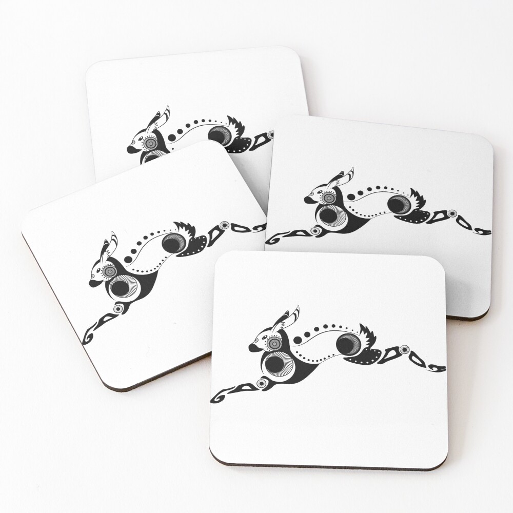 Item preview, Coasters (Set of 4) designed and sold by OnTheWhimStudio.
