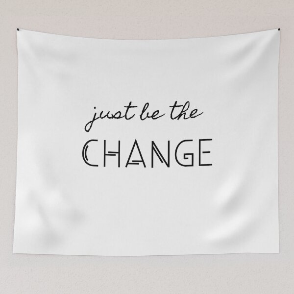 Item preview, Just Be The Change designed and sold by BeBetterDaily.