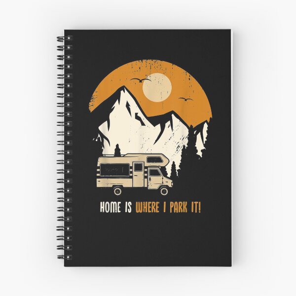 Item preview, Home Is Where I Park My Rv And Motorhome Fun Vintage  designed and sold by sariyahharry.
