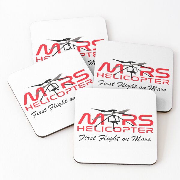Item preview, JPL's Mars Helicopter "Ingenuity" Flight Day Logo designed and sold by Nikki SpaceStuffPlus.