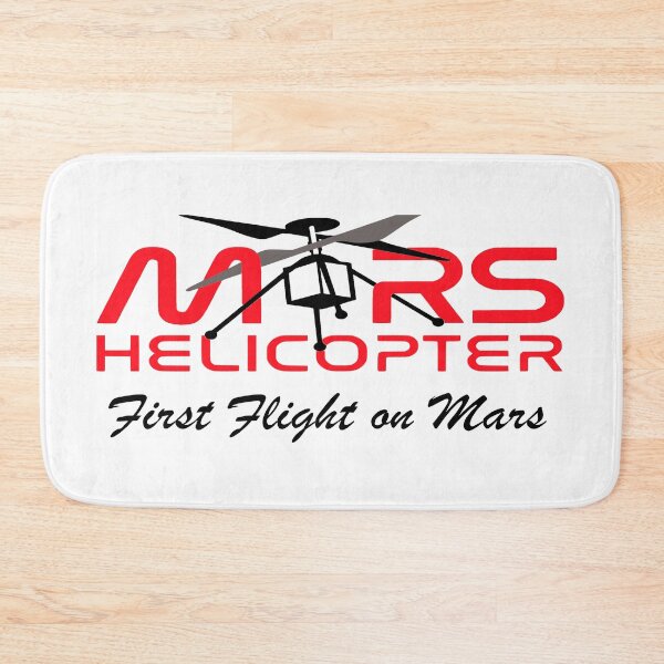 Item preview, JPL's Mars Helicopter "Ingenuity" Flight Day Logo designed and sold by Nikki SpaceStuffPlus.