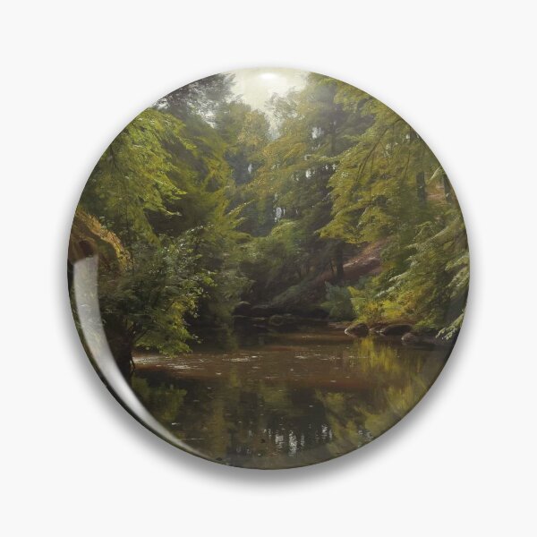 Item preview, Wooded River Landscape (1913) - Peder Mork Monsted designed and sold by SALON DES ARTS.