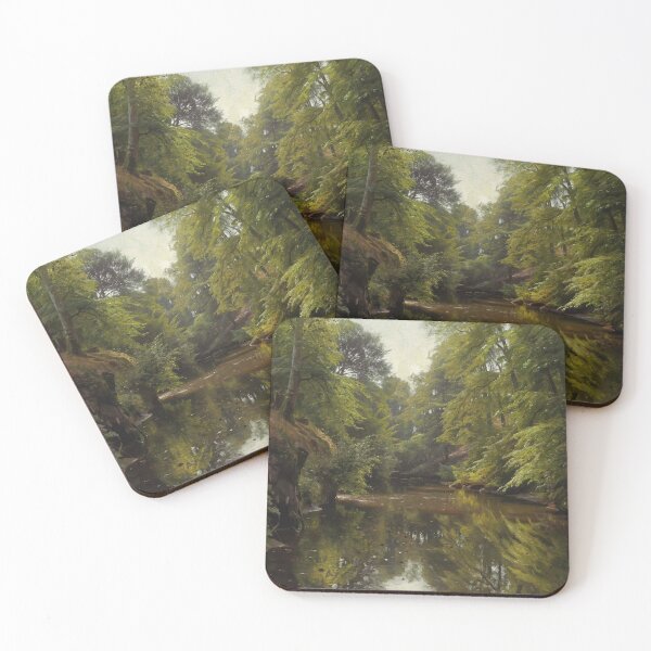 Item preview, Wooded River Landscape (1913) - Peder Mork Monsted designed and sold by SALON DES ARTS.