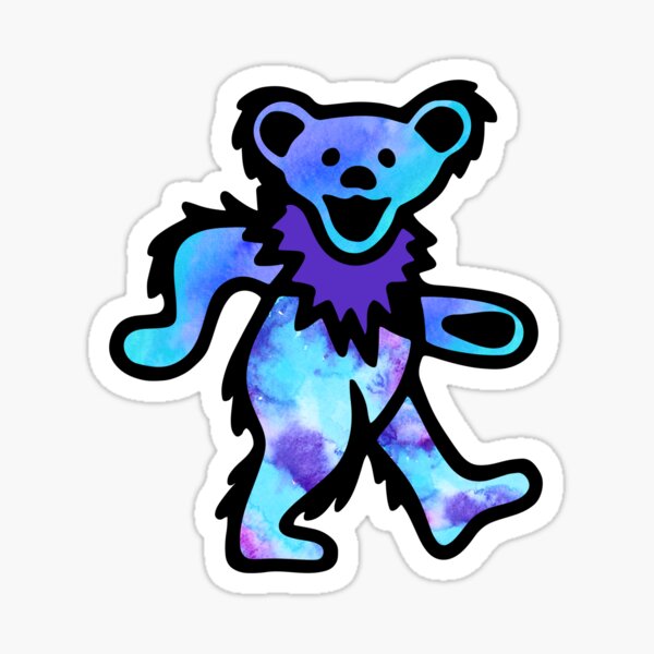 Grateful Classic Rock's Not Dead Bear Dancing Sticker