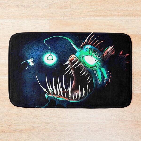 Item preview, Angler Fish with Background designed and sold by iduzarts.
